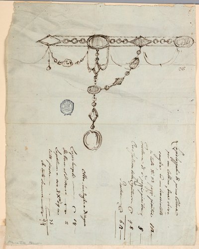 Design for a Necklace by Unknown